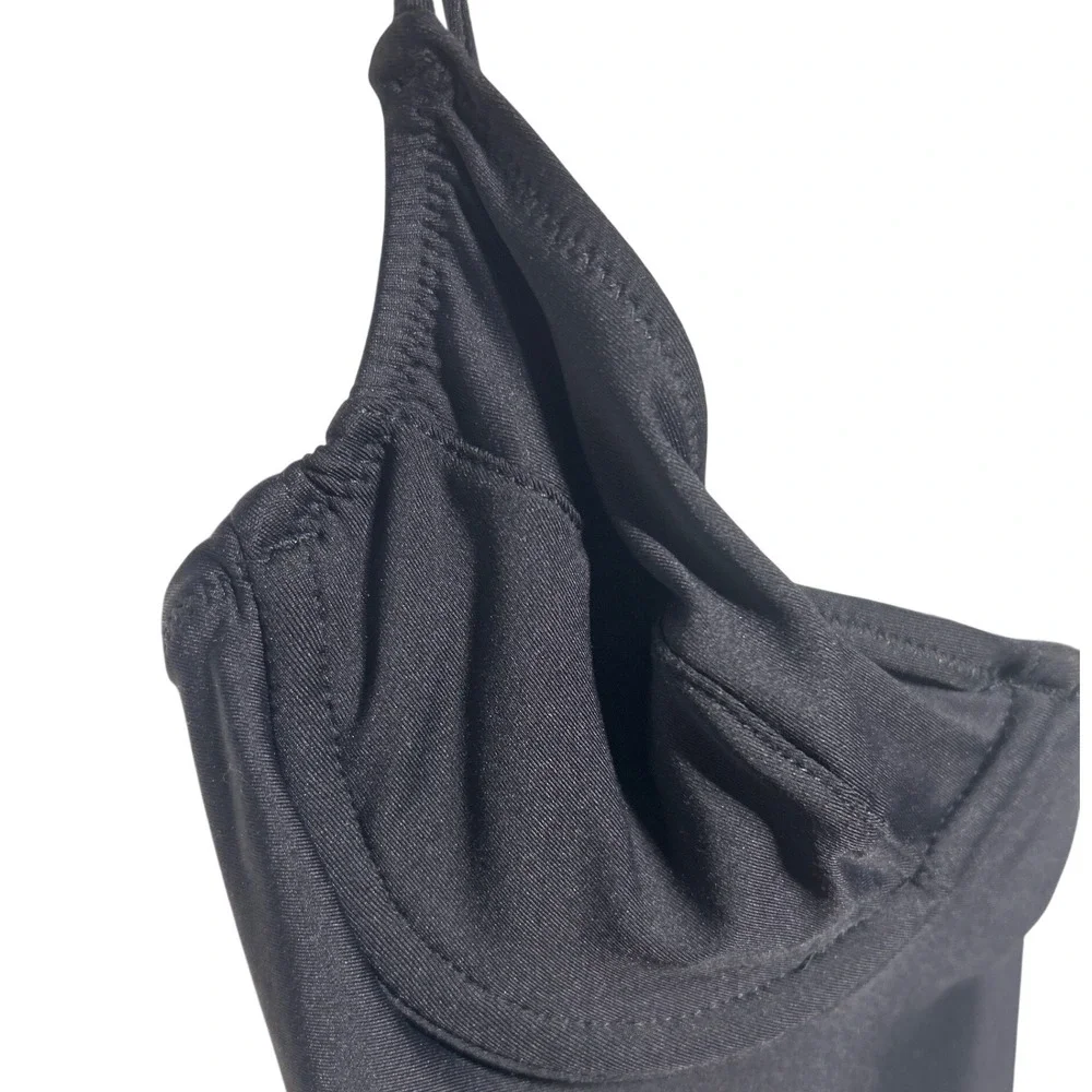J Crew Black Underwire One Piece Swimsuit‎ Style J3558 Size 2